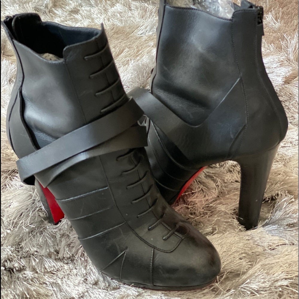 Authentic Christian Louboutin Ankle Boots